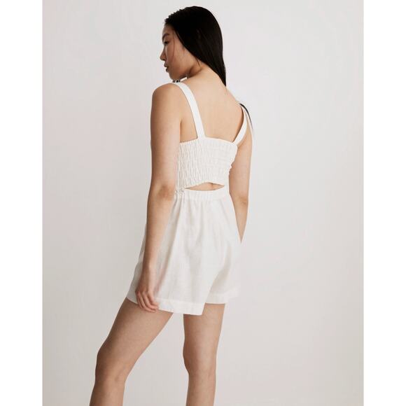 Madewell Modular Sleeveless Romper in Lighthouse - Picture 4 of 9